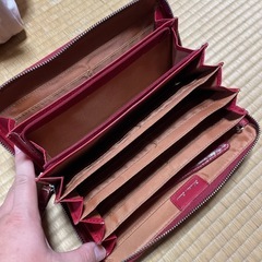 (赤)長財布の画像