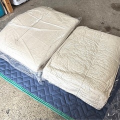 お引取り限定 未使用品 ニトリ Nウォーム シングルサイズ 寝具6点セット×2 掛布団/敷布団/枕/各カバーの画像