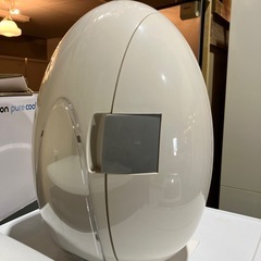 【未使用】TOP ONE top one 　CH-0110L 冷温庫　卵型冷温庫 ミニ冷蔵庫 エッグ形　説明書　箱　コード付き　たまご型 エッグ　卵の画像