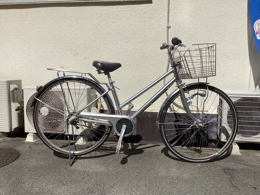 ♪ジモティー特価♪しなやかな乗り心地の丸石サイクル　ベルト軽量アルミフレーム２７型中古自転車