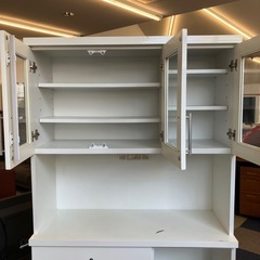 T2506-339 キッチンボード W1000 ホワイト キズ汚れ有りの画像