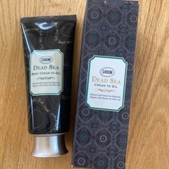 【新品未開封】SABON（サボン）クリーム トゥ オイル デッドシー 200ml（英語パッケージ）の画像