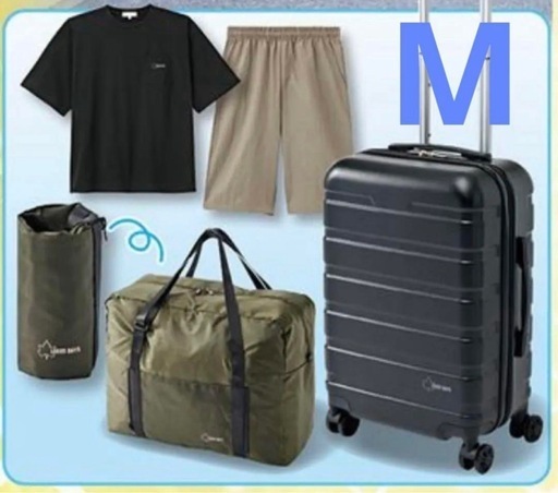 【新品未使用】ロゴスデイズ キャリーケース Tシャツ パンツ　トートバッグ　4点