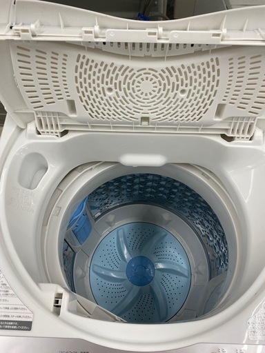 【TOSHIBA】　全自動洗濯機　5.0kg　AW-5G9　2021年製