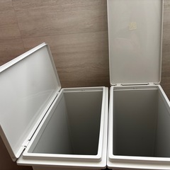交渉成立しました。無印良品ダストボックスとおまけの画像