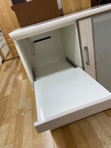 【お値下げしました！】ニトリ キッチンカウンター 1枚扉 スライド台 