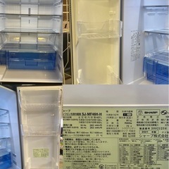 $ 6ドアノンフロン冷凍冷蔵庫　SHARP シャープ　457L SJ-MF46H-H 2021年製　動作確認済みの画像