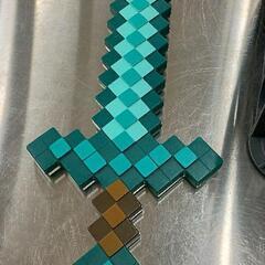 0627-021 マインクラフト　ダイヤモンド　剣