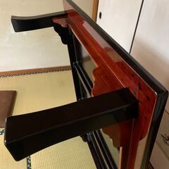 輪島塗座卓と座布団のセット　昭和レトロ　倉庫から発掘　奇跡の新品　複数枚有り　古民家カフェ等にの画像