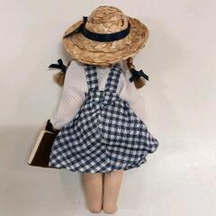 0627-072 アンティークドール　約17cm 陶器製の画像