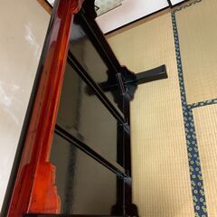 輪島塗座卓と座布団のセット　昭和レトロ　倉庫から発掘　奇跡の新品　複数枚有り　古民家カフェ等にの画像