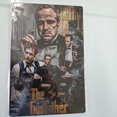⏹️映画『ゴッドファーザー』ブリキ看板30cm×20cm