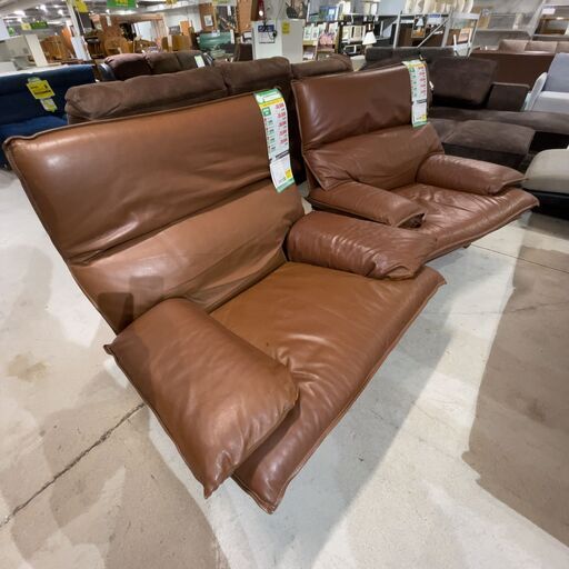 【ｲﾀﾘｱ製】1Pｿﾌｧ(No:1260111-2/在庫2台)