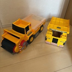 トミカワールド　デカトミカ　おかたづけローダー　ダンプ