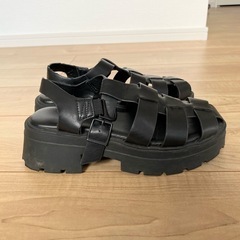 GUボリュームソールグルカサンダル　Sサイズの画像