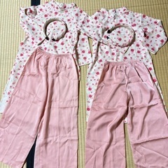 【美品】アオザイセット　110cm&120cm