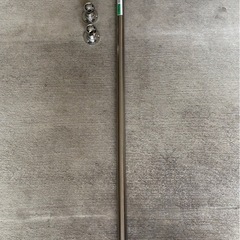 オールステンレスパイプ　25×910mm ブラケット付き 