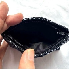 １点物 シンガポール製ハンドメイドビーズバッグの画像