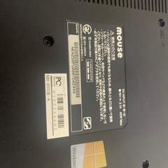 ノートパソコン(mouse MB-B503E-A)の画像