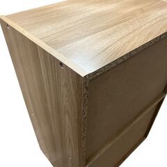 2段 カラーボックス ナチュラル H59.5×W41.5×D29cm 収納 棚 札幌 東区の画像