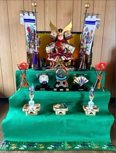 子供の日・五月人形 若武者 菊水作 10号