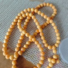 天然蜜蜡佛珠の画像