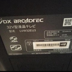 32インチの液晶テレビですの画像