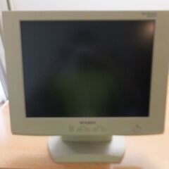 三菱 ミツビシ １５インチモニター 電源は入りますが、画面の状態...