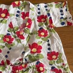 女の子　甚平　長靴　セット　90サイズ　15cmの画像