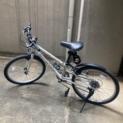 自転車　子ども用　22インチ　白