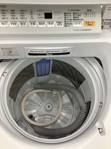 Panasonic 全自動洗濯機　NA-FA70H6 7.0kg 2018年製