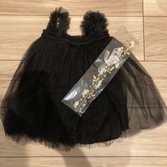 【新品ドレス+ヘアアクセ付】ベビードレス