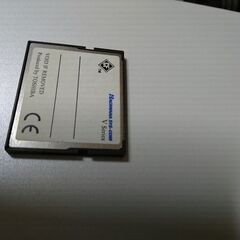 値下げ【★レトロ　COMPACT FLASH CARD 128MB コンパクトフラシュカード　中古　ＳＤカード　HAGIWARA SYS-COM フォーマット済み CF】の画像