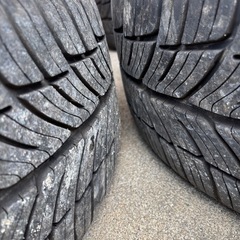 19インチアルミ　225/40ZR19タイヤの画像
