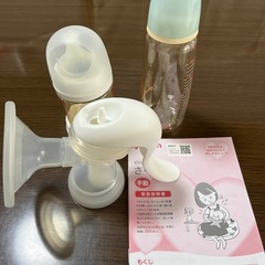 哺乳瓶＆手動搾乳機セット