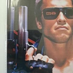 ⏹️　映画　ターミネーター　　アーノルド・シュワルツェネッガー　ブリキ看板30cm×20cmの画像