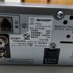 SHARP　DVDレコーダーの画像