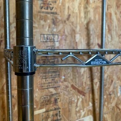 a(7349) エレクターシェルフ ERECTA 4段 W600D450H1900 ワイヤーラック クロ－ム 収納ラック 直接お引き取り歓迎 大阪の画像