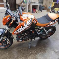 受付け中止 KTM125 デューク 商談中ですの画像