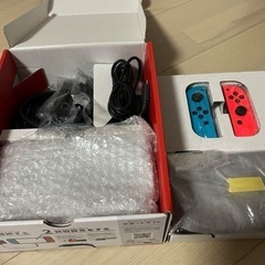 Nintendo Switch 有機ELモデル一式セット　レッド　ブルー　ニンテンドースイッチの画像