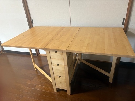 IKEA イケア ノールデン ゲートレッグテーブル バタフライ