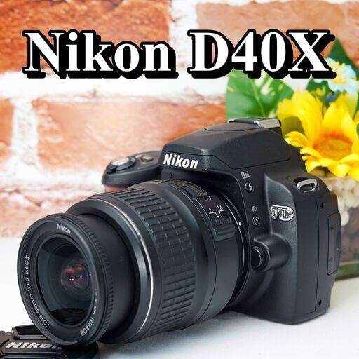 全国送料無料】 Nikon D40X✨ショット数わずか!! レンズセット ズーム
