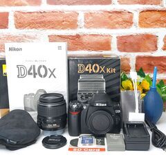 【全国送料無料】 Nikon D40X✨ショット数わずか!! レンズセット ズームセット✨ 届いたらすぐに使えます✨ ニコンの画像