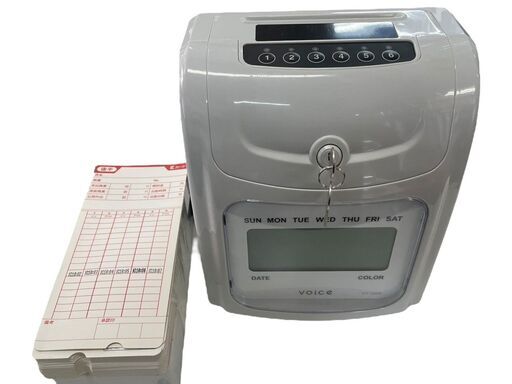 タイムレコーダー　VT-1000 VOICE シンプルモデル タイムレコーダー VT-1000 – VOICEタイム