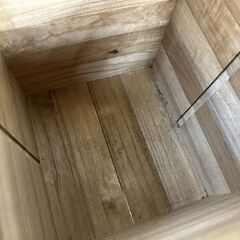 三味線 立箱 二丁立箱 引き出し付 スタンド 木製ケース 三味線ケース 和楽器 二棹用 収納 札幌市 白石店 の画像