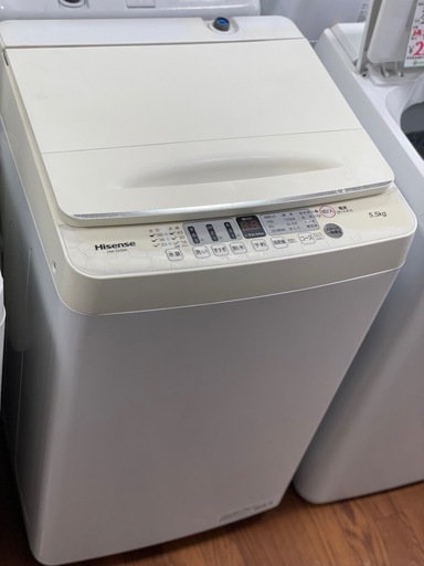 送料・設置込み可　洗濯機　5.5kg Hisense 2022年【分解クリーニング済み】