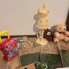 ぬいぐるみ、ミニチュア人工芝、他色々の画像