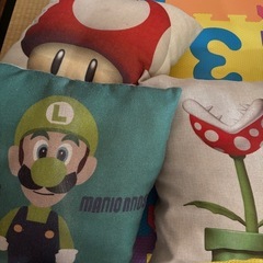 スーパーニンテンドー　スーパーマリオ　マリオブラザーズ　クッション