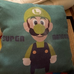 スーパーニンテンドー　スーパーマリオ　マリオブラザーズ　クッションの画像