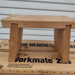 観音寺 温泉気分？ 風呂用 イス ヒノキ製？ スツール 木製 中古品の画像